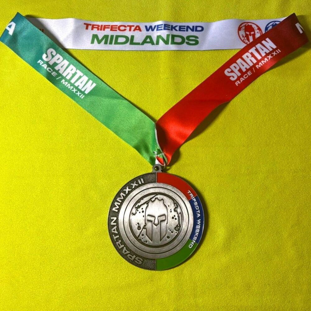 2022 Spartan Midlands England Trifecta Weekend Medal